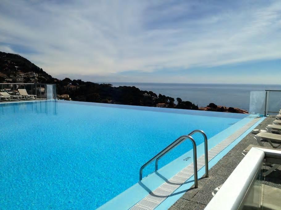 Appt 5 Personnes Vue Mer Piscine Costa Plana Cap D'Ail Monaco المظهر الخارجي الصورة